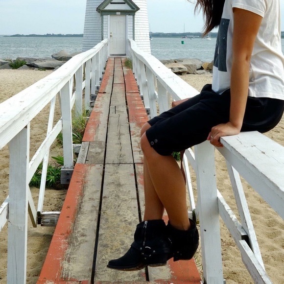 AllSaints Bonny Cuban Fringe Harness Ankle Boots (Size 6) (EU 36)🌹 - Picture 5 of 16